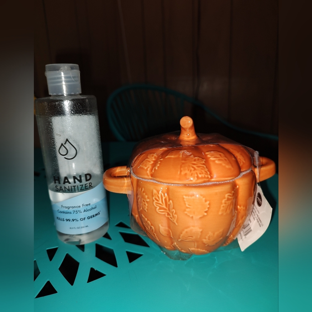 Ceramic Pumpkin Crock
